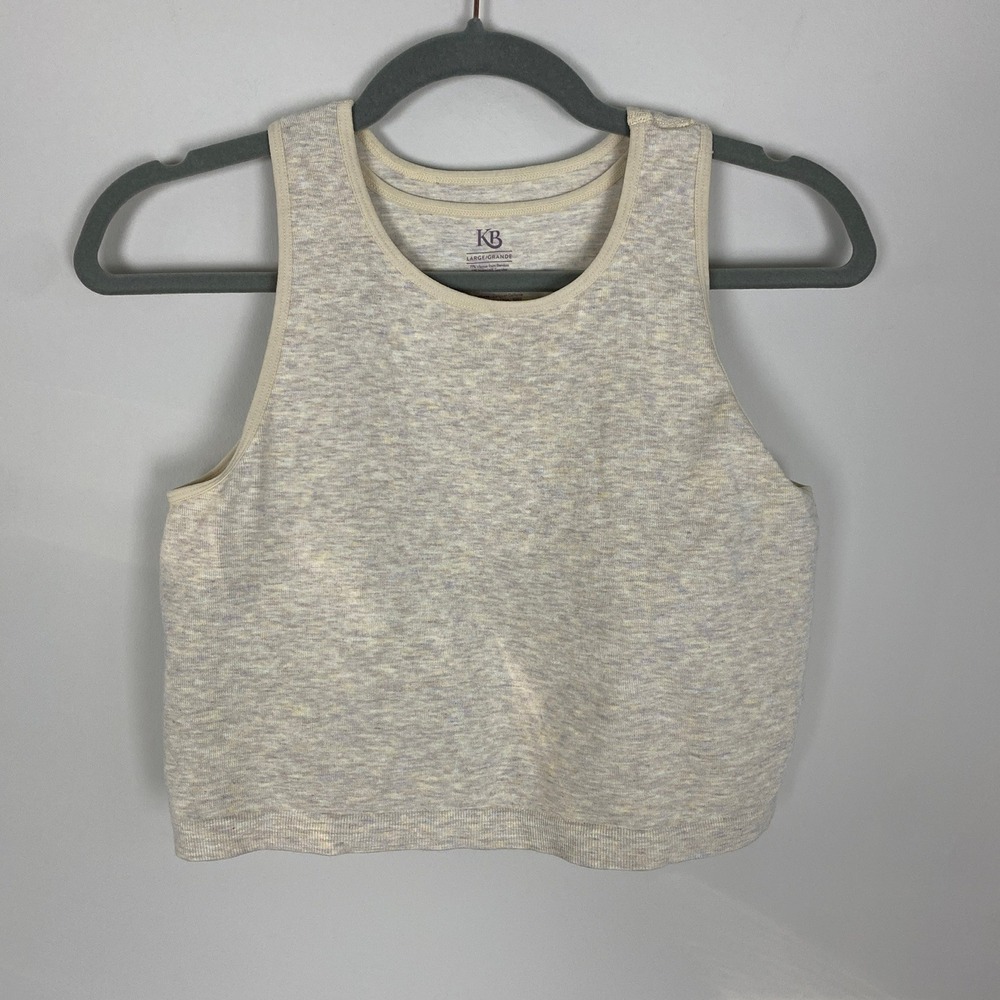 Kindred Bravely Sublime Bamboo Maternity Nursing Longline Bra Top Large Oatmeal